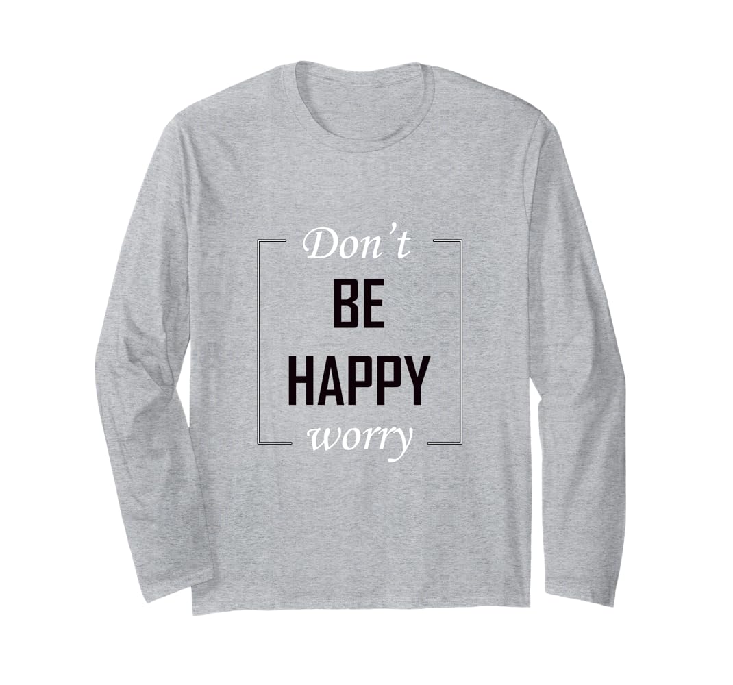 ミュージシャン DOTS Don't Worry, Be Happy L/S TEE Don't